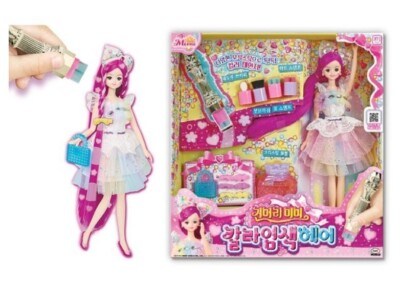 Mimi World Long Hair Mimi Color Dyeing Hair Mimi Korean Girl Doll