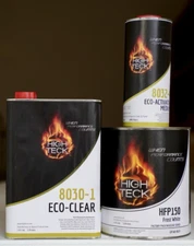 High Teck 8030 Frost White Basecoat Paint & Clearcoat Gallon Kit! GM 8624