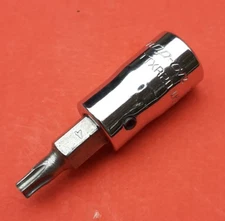 Snap-on Tools USA Torx 1/4" Drive T20 Tamper Resistant Bit Socket Driver TTXR20