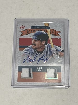 2018 Panini Diamond Kings Wade Boggs Relic Auto - #’d 85/99