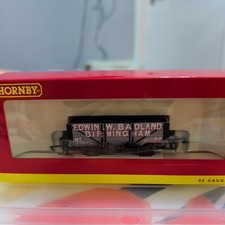 Hornby OO Gauge R6588 S Plank Wagon Edwin W Badland - VGC
