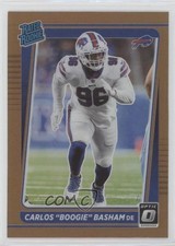2021 Panini Donruss Optic Rated Rookie Bronze Prizm Carlos Basham Jr Boogie 16ik
