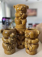 Tiedy Bear Cocktail Vintage Tiki Mug Cup, Love’s Rosemead Canadian Liquor-Teddy