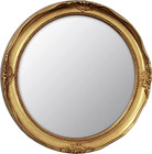 Vintage Decorative Wall Mirror Hanging Mirror round (Gold, 12.2 Inch)
