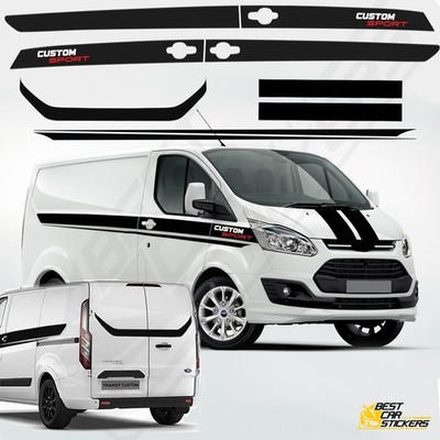 Für Ford Transit Vinyl Seitenstreifen Kit für Custom Van Camper Van Grafik SWB L1