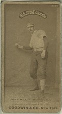Photo:[Jim Whitney, Washington Statesmen, baseball card portrait]