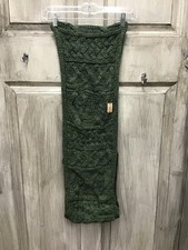 Aran Traditions Women Cable Knit Neck Scarf l NWOT l Meadow Green