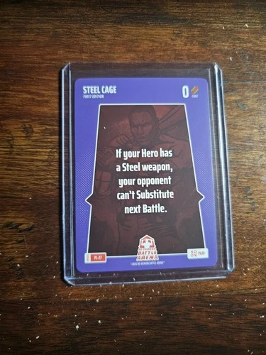 2025 BoBA Bo Jackson Battle Arena Update SP Play Card #PL-27 Steel Cage