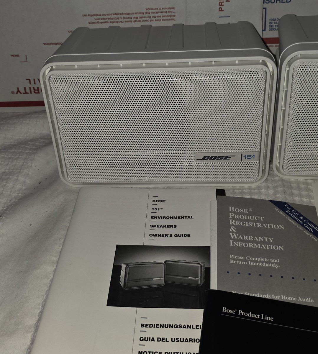 Bose 151 Indoor Outdoor Speaker - 2 Pack - White for sale online