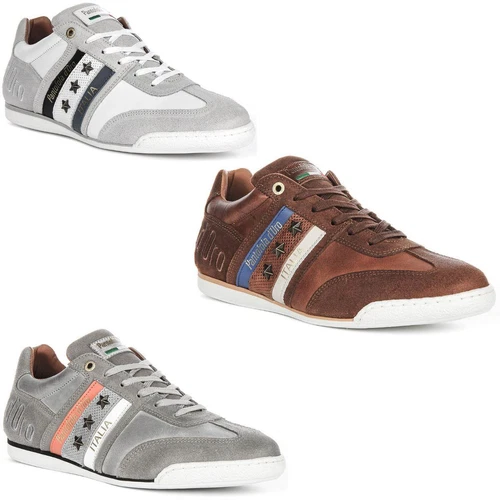 PANTOFOLA D’ORO Pantofola D'Oro Imola L Stars Retro Inspired Mens Trainers Brown Blue US 7 12