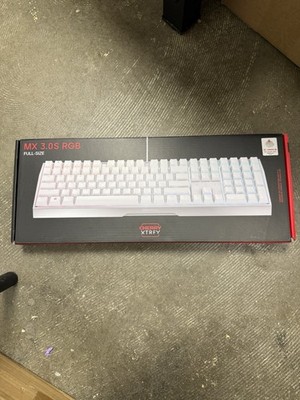 Cherry MX 3.0 S Wired Mechanical Gaming Keyboard. Aluminum Housing Light Gray