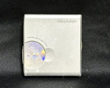 Sharp MD-ST500 MiniDisc Player Silver Portable MD Powers On Junk