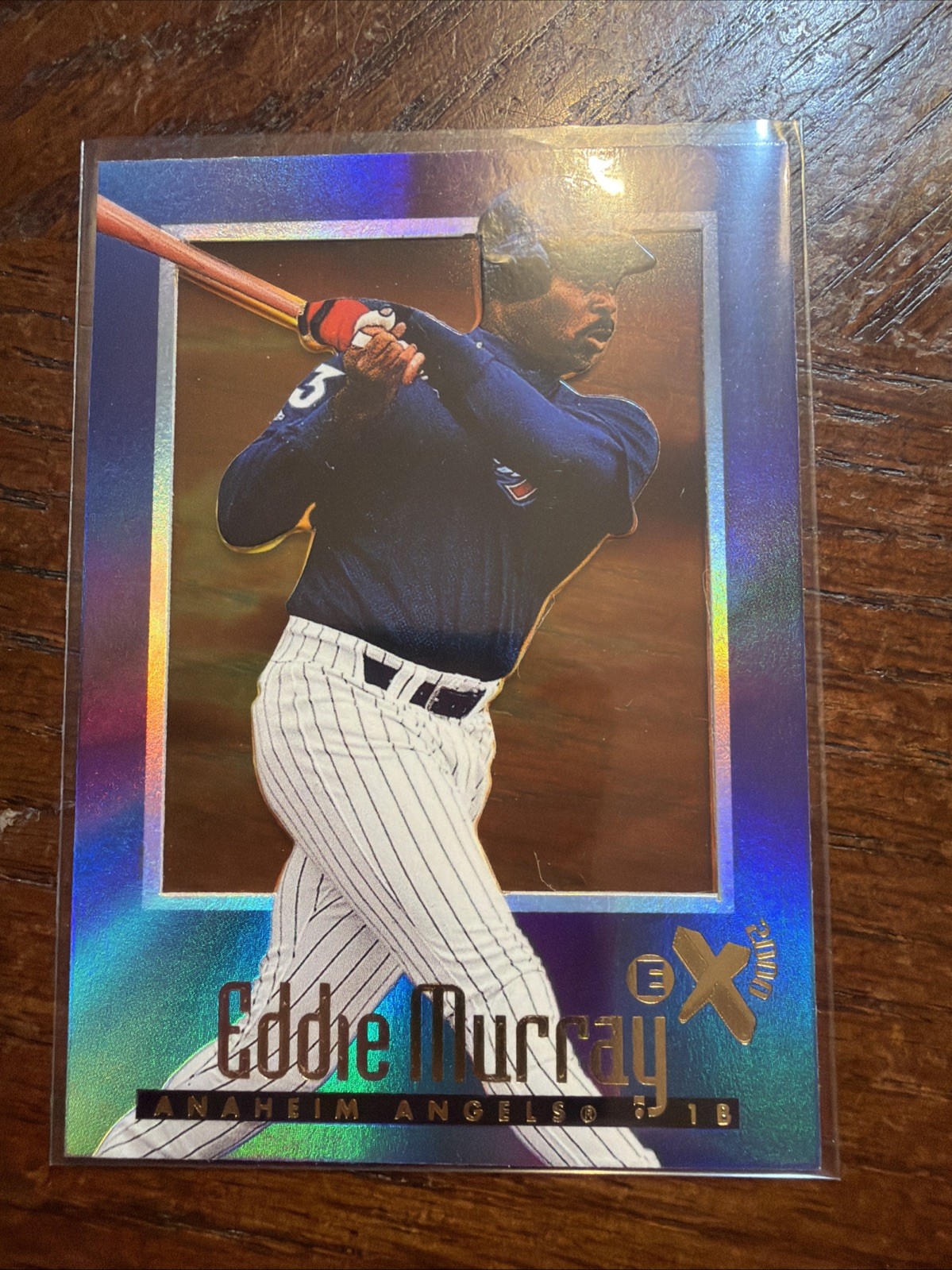 1997 SkyBox E-X2000 #3 Eddie Murray Anaheim Angels Baseball Card HOF