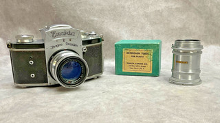 Ihagee Dresden Exakta Vintage 35mm Film Camera w/ Carl Zeiss Biotar Lens
