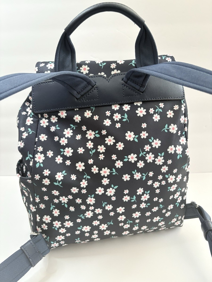 Kate Spade New York Carley Flap Backpack - Blue Multi Nylon  display picture 2