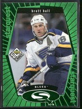 1998-99 UD Choice Brett Hull StarQuest Green #SQ22 St. Louis Blues