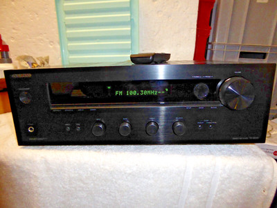 ONKYO Receiver/Verstärker TX 8020-Sschwarz-mit Fernbedienung , 25748