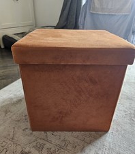 Orange Footstool