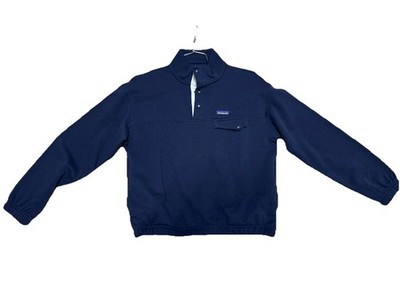 NWT Patagonia Womens Daily Snap-T Pullover Medium Sunken Blue