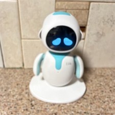 Energize Lab Eilik Interactive Robot Toy White Blue USB Rechargeable