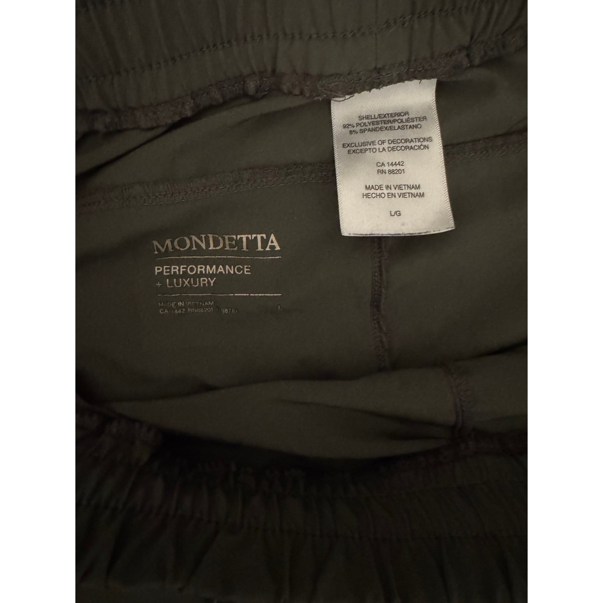 Womens Performance Luxury Olive Moisture Wicking High Rise Shorts Gym Everyday L View 4