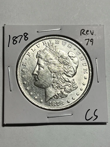 1878 7TF Rev of 79 Morgan Silver Dollars AU/UNC Detail Better Variety