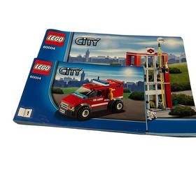 LEGO City 60004 Fire Station Instructions 1-2-3-4-5 Complete Lot - MANUALS ONLY
