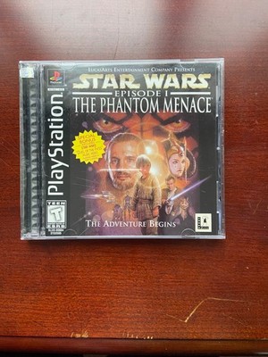Preowned Playstation 1 PS1  Game Star Wars Episode 1 Phantom Menace Tested Works