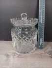 Vintage Waterford Crystal Lismore Lidded Biscuit Barrel Jar Canister Ireland