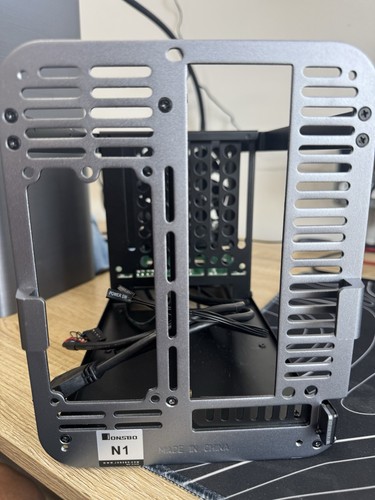 JONSBO N1 Mini-ITX NAS Chassis - 5+1 Bay Aluminum Case with Hot Swap Bays - Picture 5 of 7