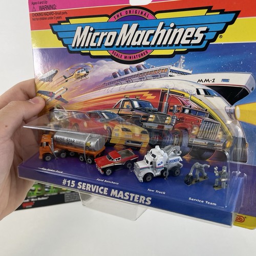 🔥Micro Machines #15 Service Masters & #18 Super Spies Galoob nuovo SIGILLATO🔥 - Foto 7 di 7