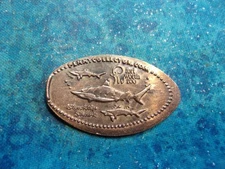 FORT WORTH ZOO BLACKTIP SHARK COPPER TEXAS Elongated Pressed Smashed Penny 9