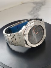 Casio G-Shock CasiOak Silver Metal Watch Orange Accent Dial - 1 Week Wait