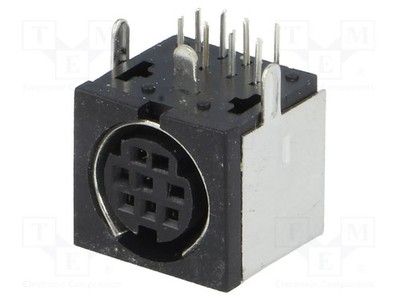 abgeschirmt weiblich PIN: 8 Steckverbinder: DIN mini Buchse