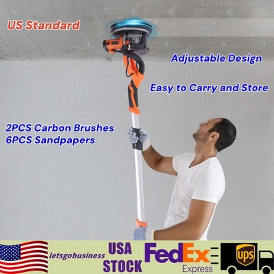 850W Electric Drywall Sander W/Dust Collection Nylon Variable Speed Wall Sander