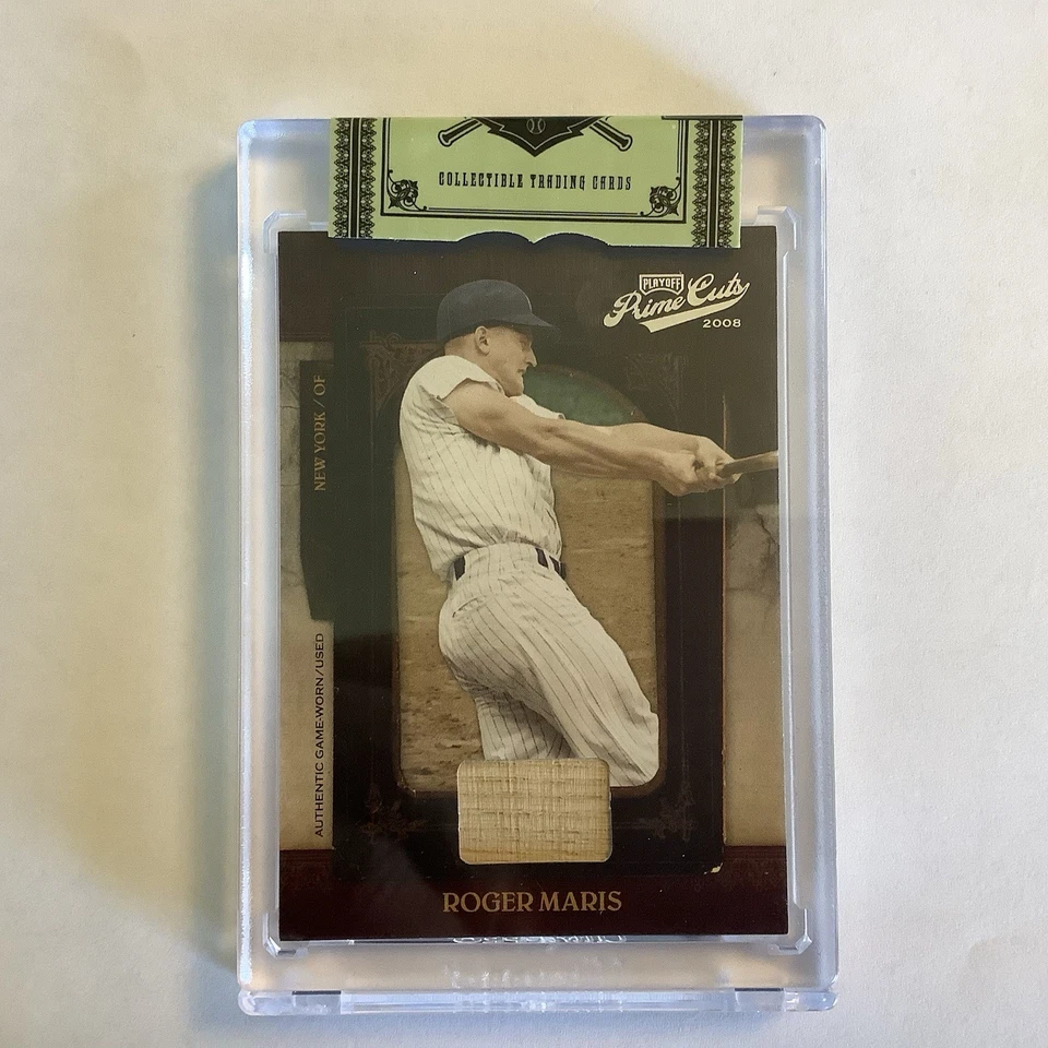 ROGER MARIS 2008 PRIME CUTS 双用球棒遗物 51/99 — 第 3/4 张图片