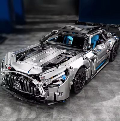 Mercedes AMG GT3 Technic 1466 Teile Auto Bausatz kompatibel Set
