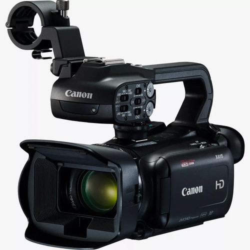 Canon XA15 Full HD Camcorder Das integrierte Canon 20x HD optische Zoomobjektiv + Tasche