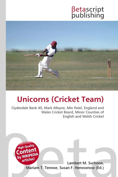 Lambert M. Surhone (U. A.) | Unicorns (Cricket Team) | Taschenbuch | Englisch-image