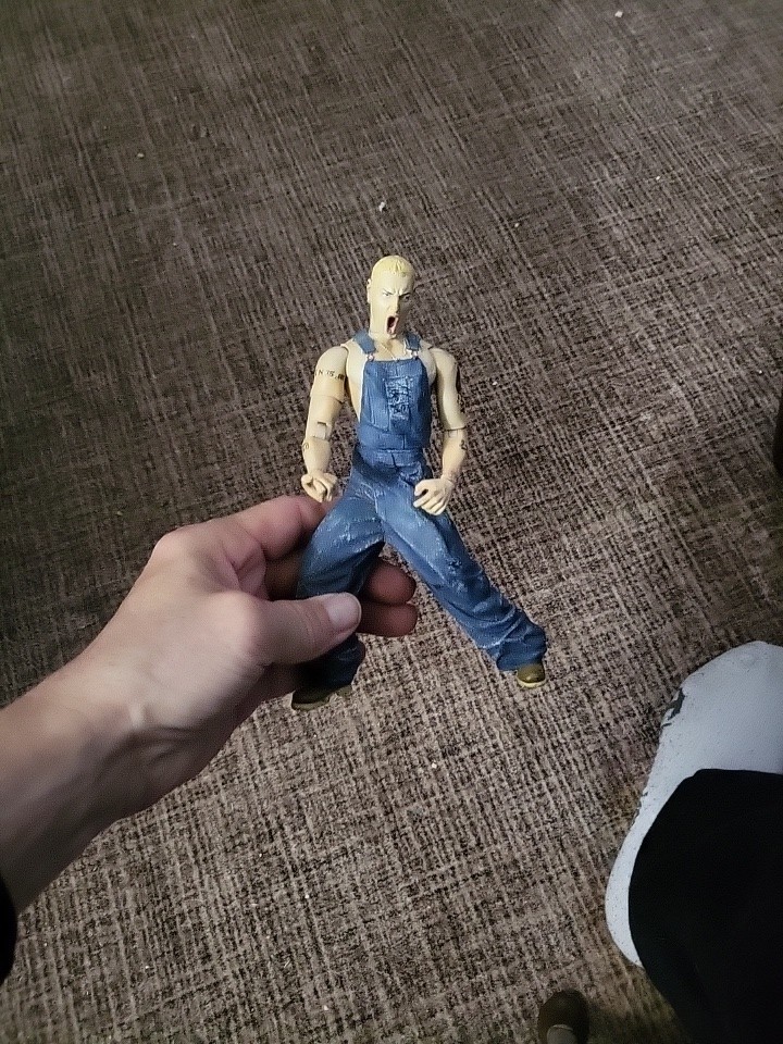 Art Asylum Eminem Slim Shady Chainsaw Collectible Action Figure