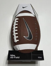 NEW IN BOX NIKE ALL FIELD FOOTBALL. TOURNAMENT OFFICIAL SIZE HIGHLY RATED