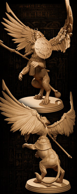 Jongleurs Miniatures - Egyptians - Sphinx - 75mm Pin Up/Figur/Modell/Diorama