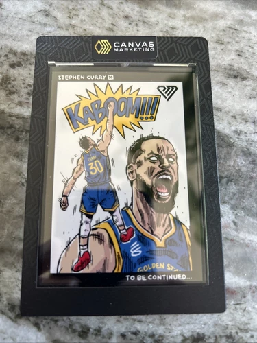 Stephen Curry Kaboom!!! Canvas Marketing Pocket Mountz 11/30