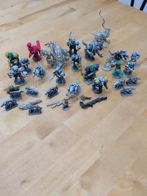 Vintage Lot Of Global Games Metal Figures Monster's And More Warhammer-Like