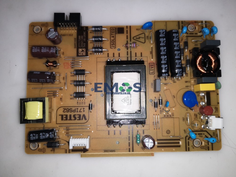 23321189 POWER SUPPLY FOR CELCUS CEL-32HDRB-16/1 1608 (17IPS62)