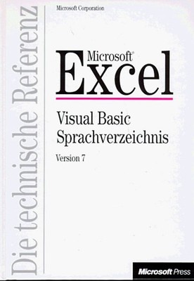 Microsoft Excel für Windows 95 - Visual Basic Sprachverzeichnis ZUSTAND SEHR GUT