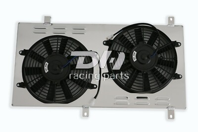 For CR-V CRV New 100% Aluminum Radiator shroud&12''Fan Honda L4 97-01 2.0L 1972CC