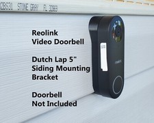 Reolink Doorbell Camera 2K 5MP Dutch Lap 5 in Siding Mounting Bracket Wedge