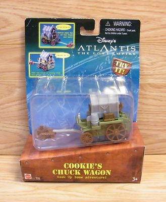 Disney's Atlantis The Lost Empire Cookie's Chuck Wagon By Mattel **NEW-READ** 