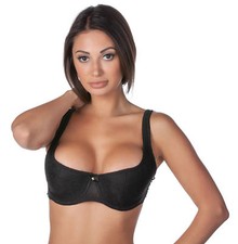 Alegro Floral Jewel Women's Lace overlay Underwire Balconette Bra 9001A